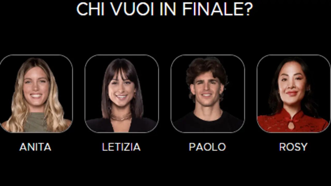 sondaggi televoto secondo finalista grande fratello