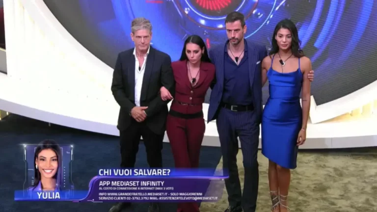 sondaggio televoto gf iago, yulia, mariavittoria e clayton