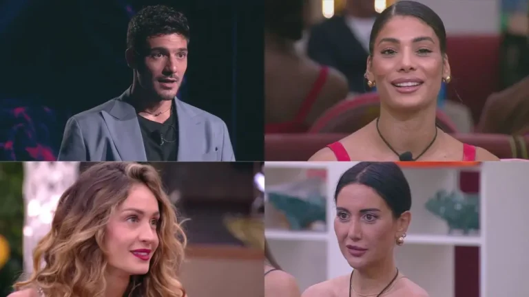 yulia, helena, jessica e spolverato al grande fratello