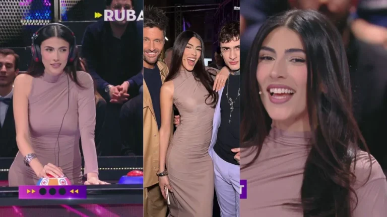 abito indossato da Giulia Salemi a Sarabanda Celebrity