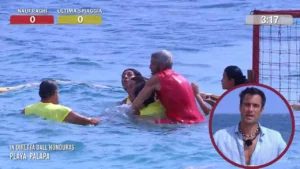 Pierpaolo Pretelli gestisce la rissa a L'Isola dei Famosi
