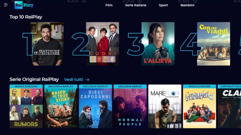 Come usare su smart tv Raiplay