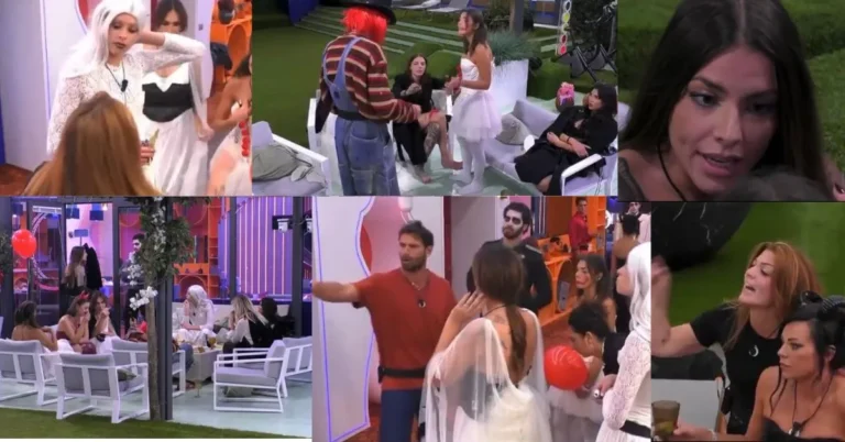 Liti nella notte di Halloween al Grande Frarello 2025